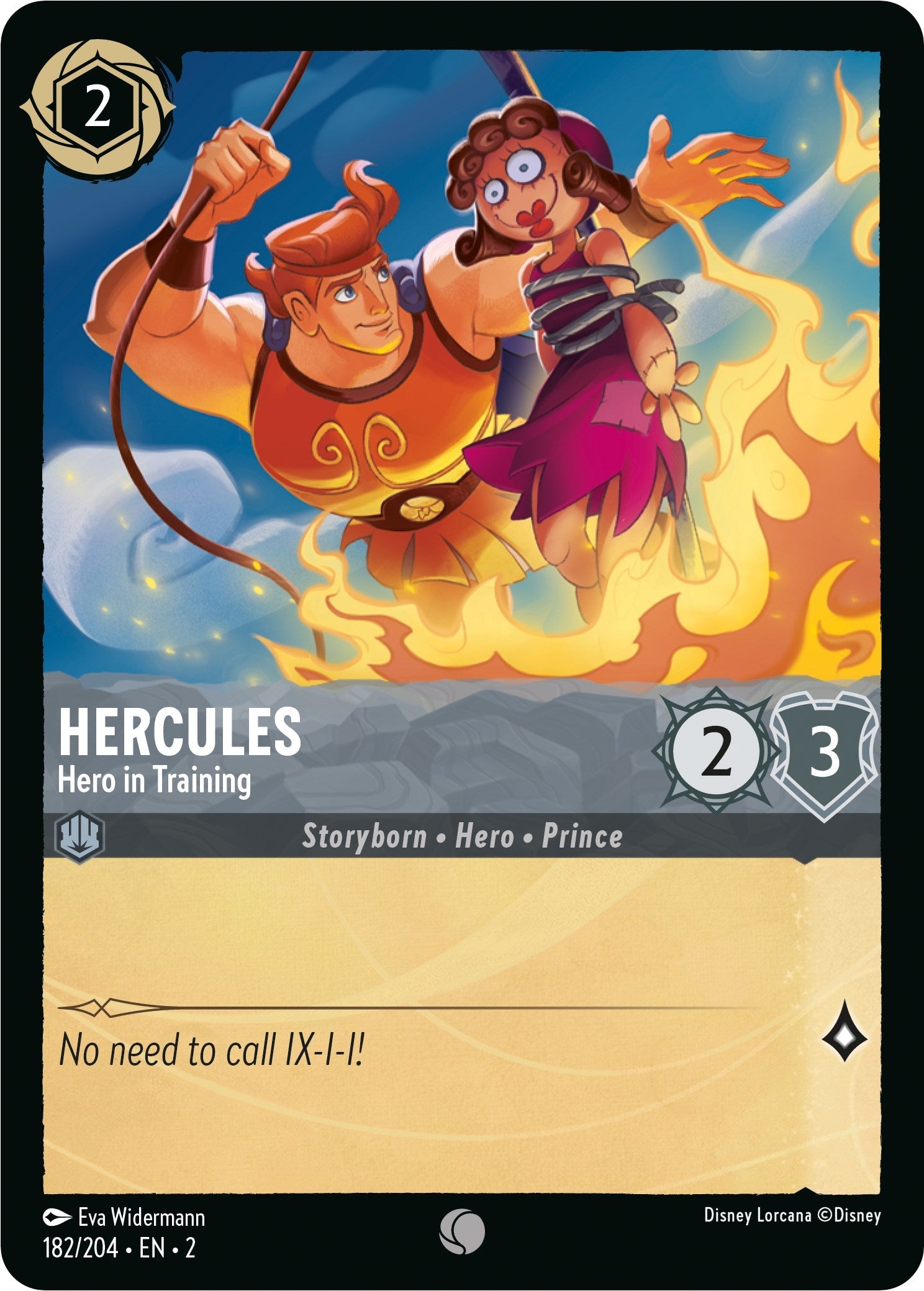 Hercules - Hero in Training (182/204) - Rise of the Floodborn  [Common]