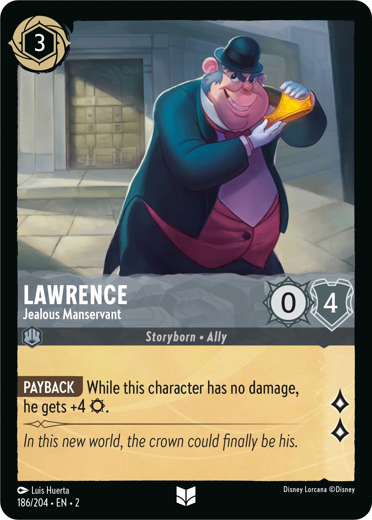 Lawrence - Jealous Manservant (186/204) - Rise of the Floodborn  [Uncommon]