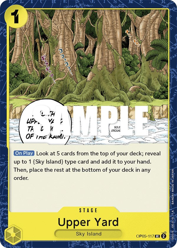 Upper Yard (OP05-117) - Awakening of the New Era  [Uncommon]