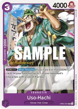 Uso-Hachi (OP05-061) - Awakening of the New Era: 1st Anniversary Tournament Cards  [Uncommon]