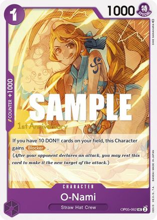 O-Nami (OP05-062) - Awakening of the New Era: 1st Anniversary Tournament Cards  [Uncommon]