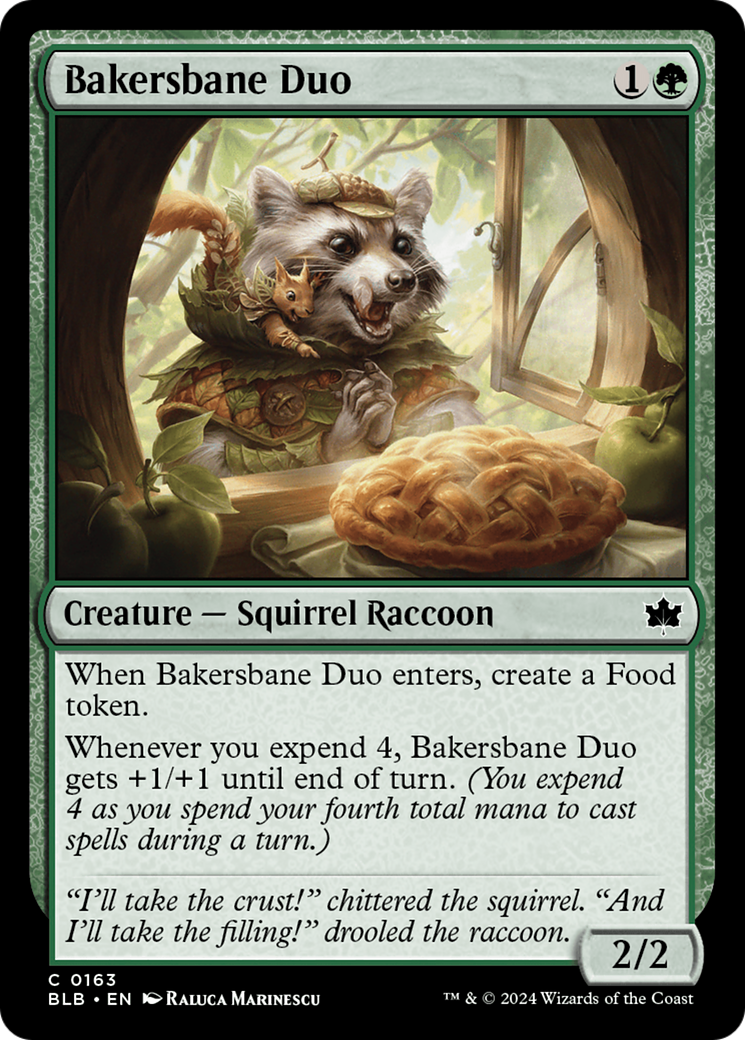 Bakersbane Duo (BLB-163) - Bloomburrow Foil [Common]