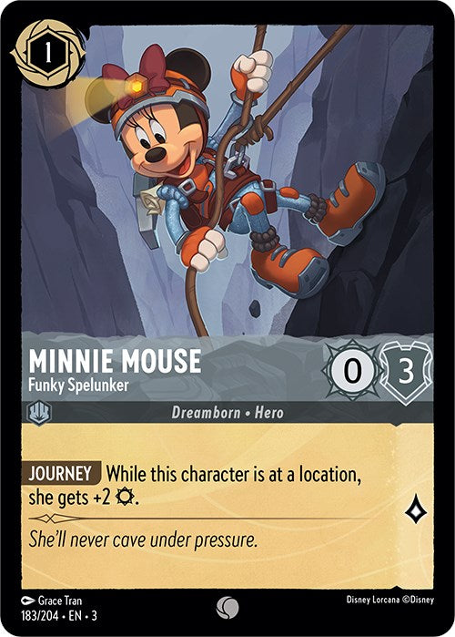 Minnie Mouse - Funky Spelunker (183/204) - Into the Inklands  [Common]