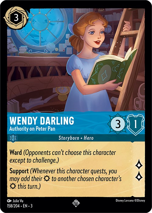 Wendy Darling - Authority on Peter Pan (158/204) - Into the Inklands  [Super Rare]