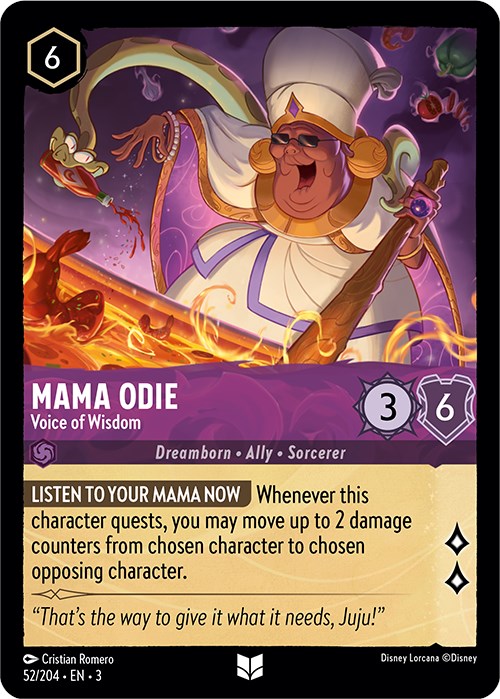 Mama Odie - Voice of Wisdom (52/204) - Into the Inklands  [Uncommon]