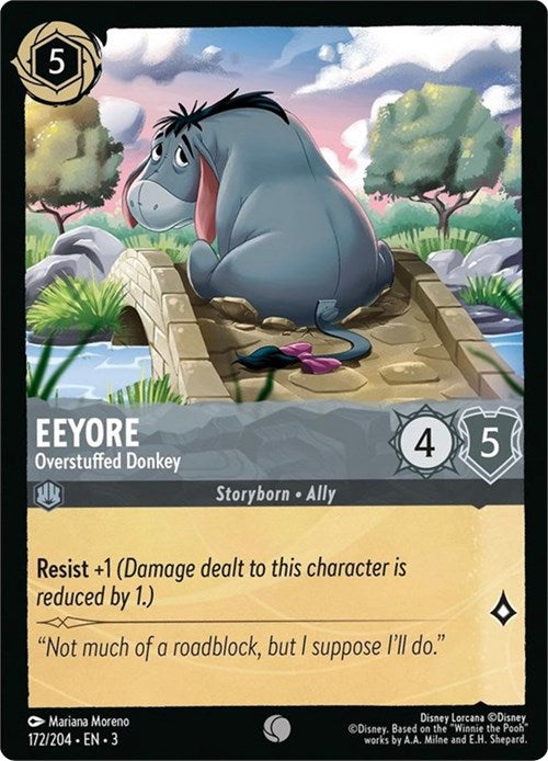 Eeyore - Overstuffed Donkey (172/204) - Into the Inklands  [Common]