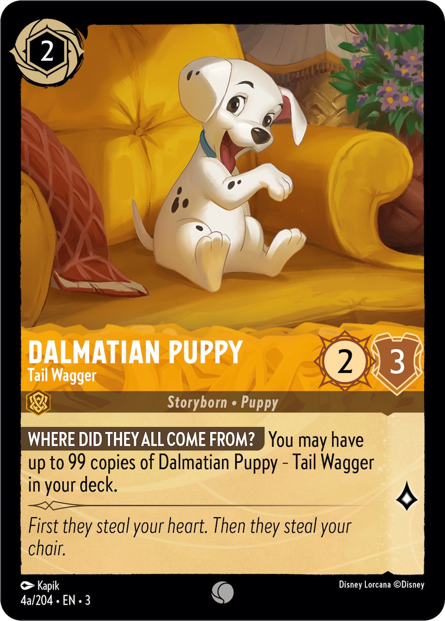 Dalmatian Puppy - Tail Wagger (4a/204) (4a/204) - Into the Inklands  [Common]