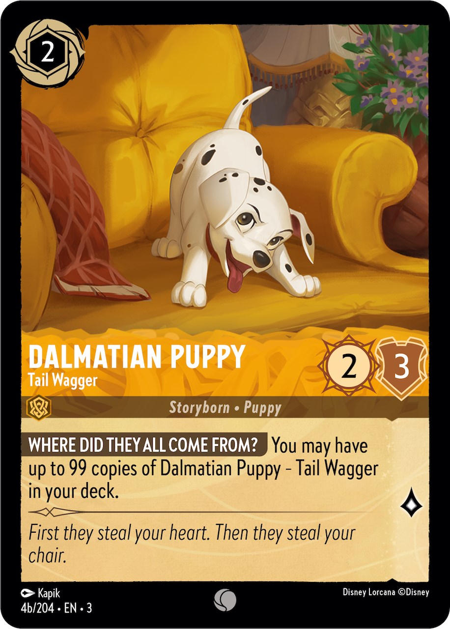 Dalmatian Puppy - Tail Wagger (4b/204) (4b/204) - Into the Inklands  [Common]