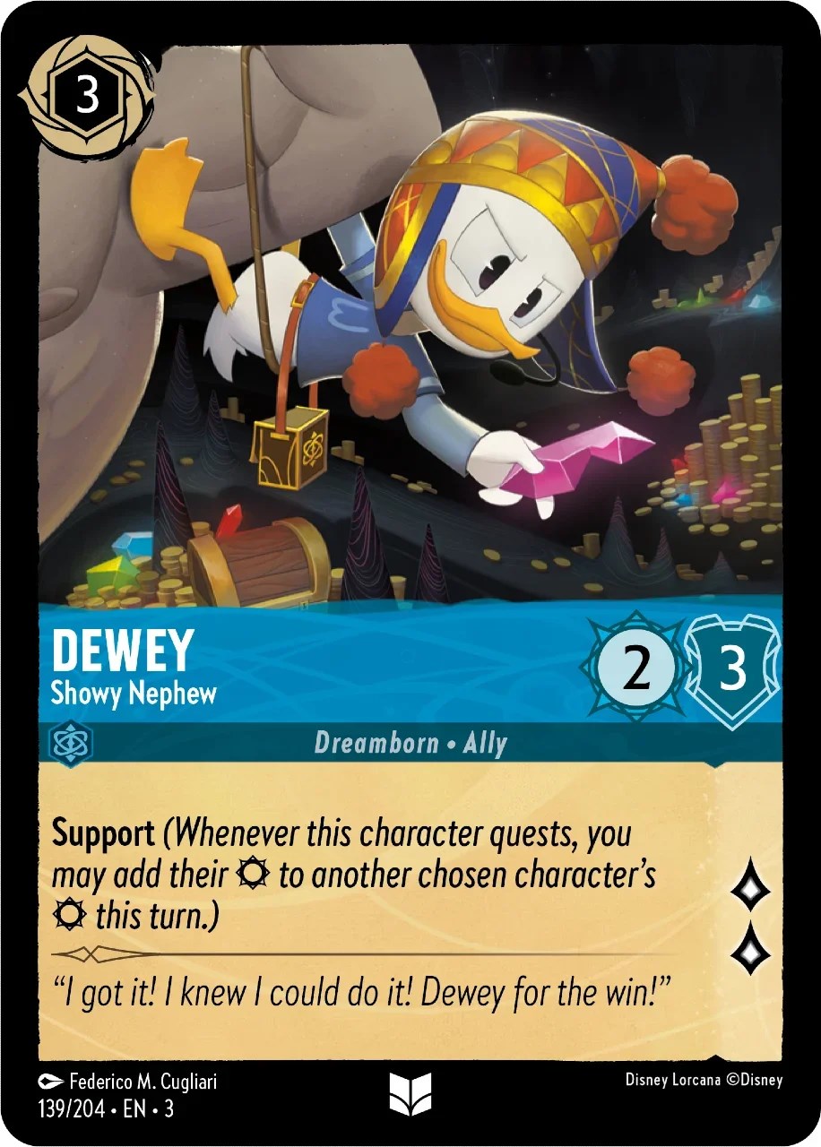 Dewey - Showy Nephew (139/204) - Into the Inklands  [Uncommon]