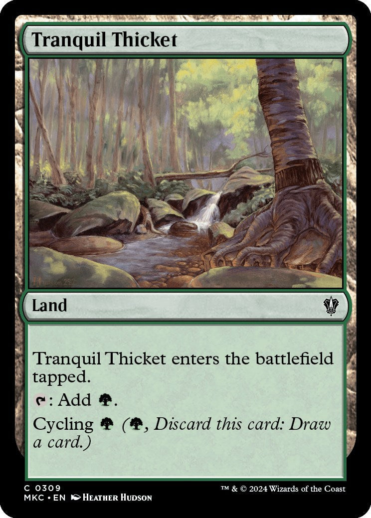 Tranquil Thicket (MKC-309) - Murders at Karlov Manor Commander [Common]