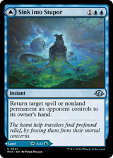 Sink into Stupor // Soporific Springs (MH3-241) - Modern Horizons 3 Foil [Uncommon]