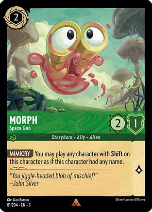 Morph - Space Goo (81/204) - Into the Inklands Cold Foil [Rare]