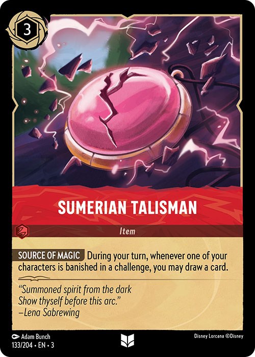 Sumerian Talisman (133/204) - Into the Inklands  [Uncommon]