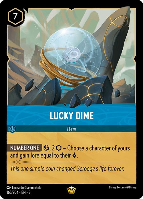 Lucky Dime (165/204) - Into the Inklands  [Legendary]