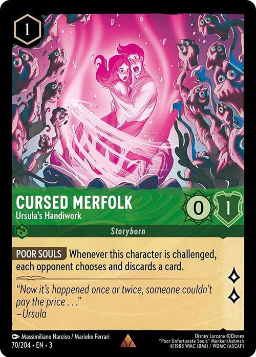 Cursed Merfolk - Ursula's Handiwork (70/204) - Into the Inklands  [Rare]