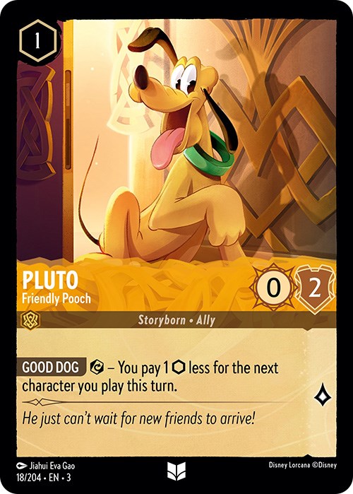 Pluto - Friendly Pooch (18/204) - Into the Inklands  [Uncommon]