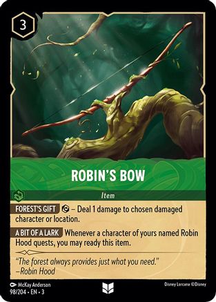 Robin's Bow (98/204) - Into the Inklands  [Uncommon]