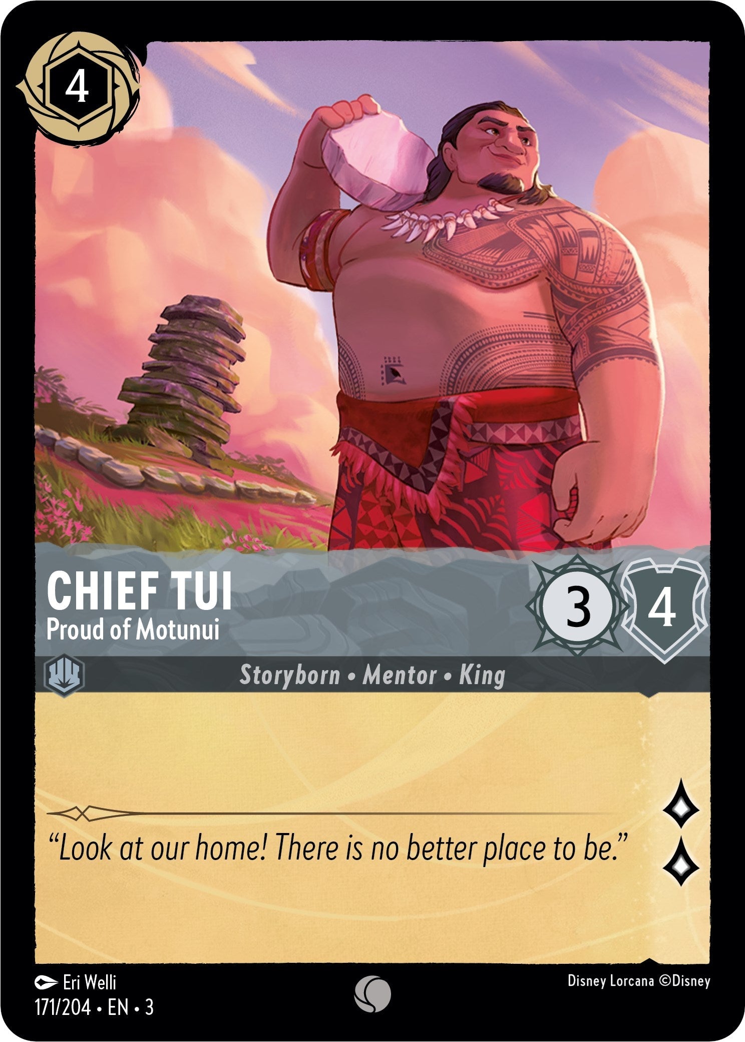 Chief Tui - Proud of Motunui (171/204) - Into the Inklands  [Common]