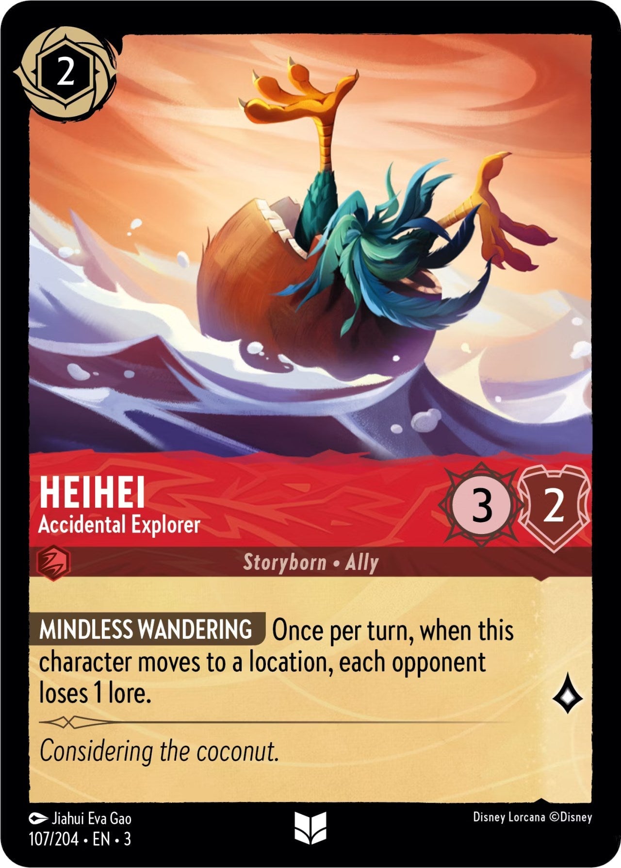 HeiHei - Accidental Explorer (107/204) - Into the Inklands  [Uncommon]