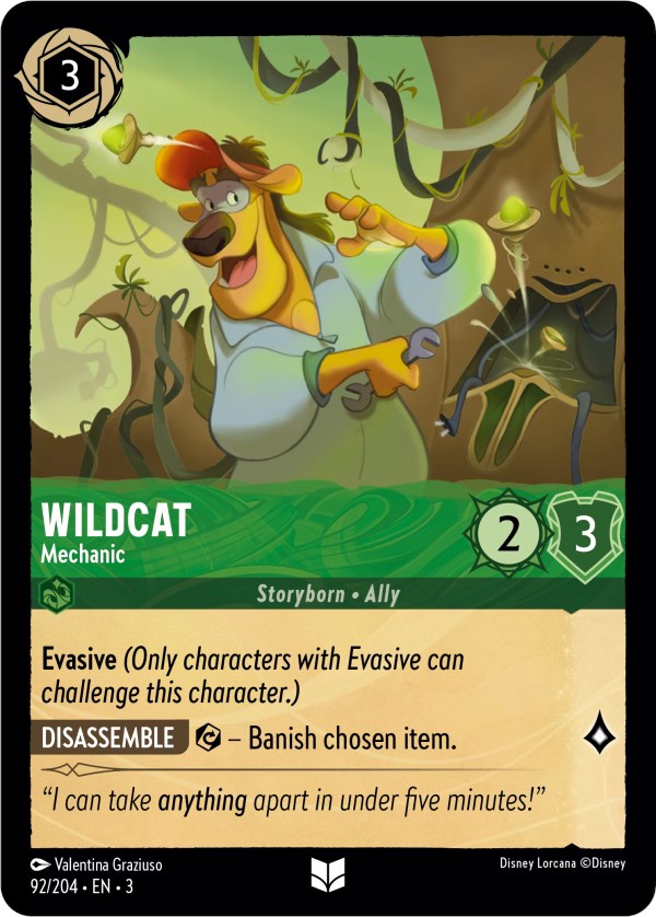 Wildcat - Mechanic (92/204) - Into the Inklands  [Uncommon]