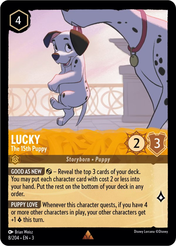 Lucky - The 15th Puppy (8/204) - Into the Inklands  [Rare]