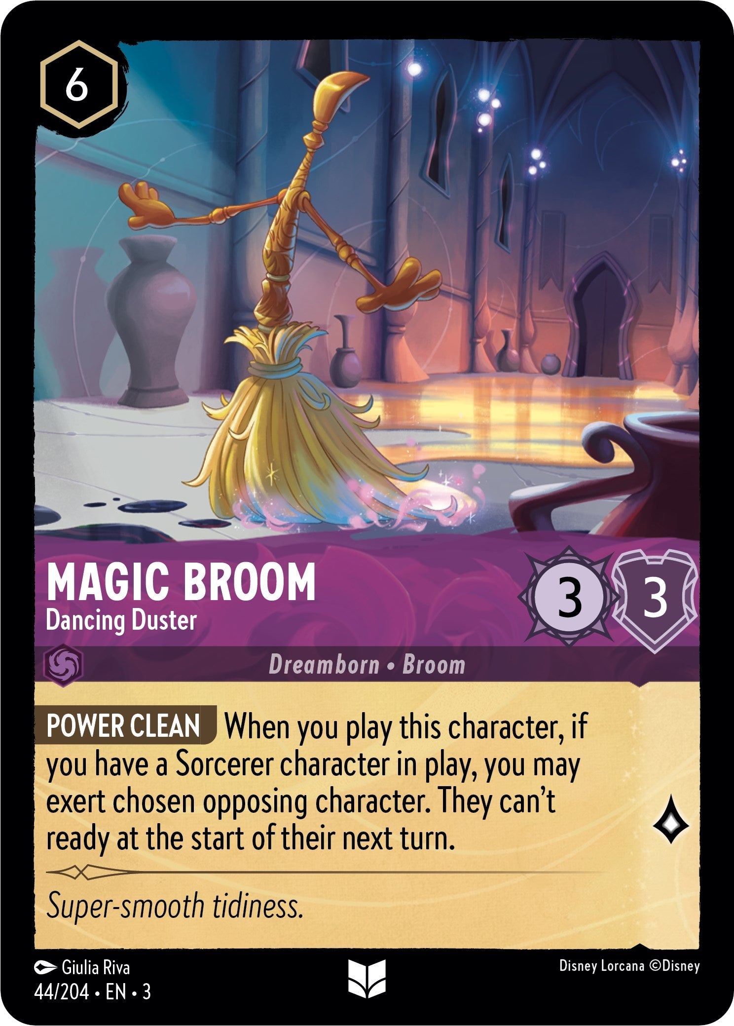 Magic Broom - Dancing Duster (44/204) - Into the Inklands  [Uncommon]