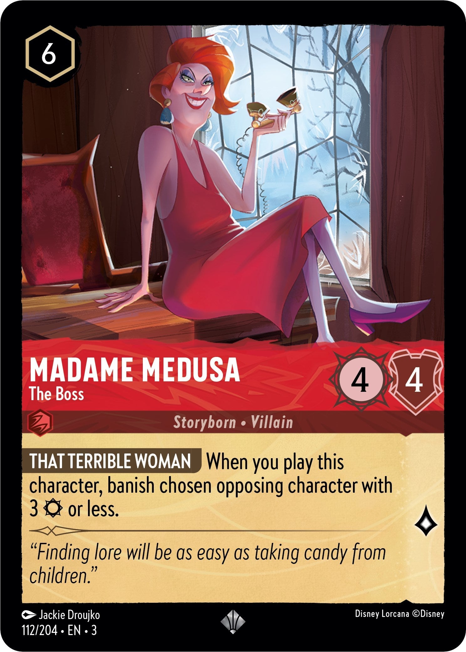 Madame Medusa - The Boss (112/204) - Into the Inklands  [Super Rare]