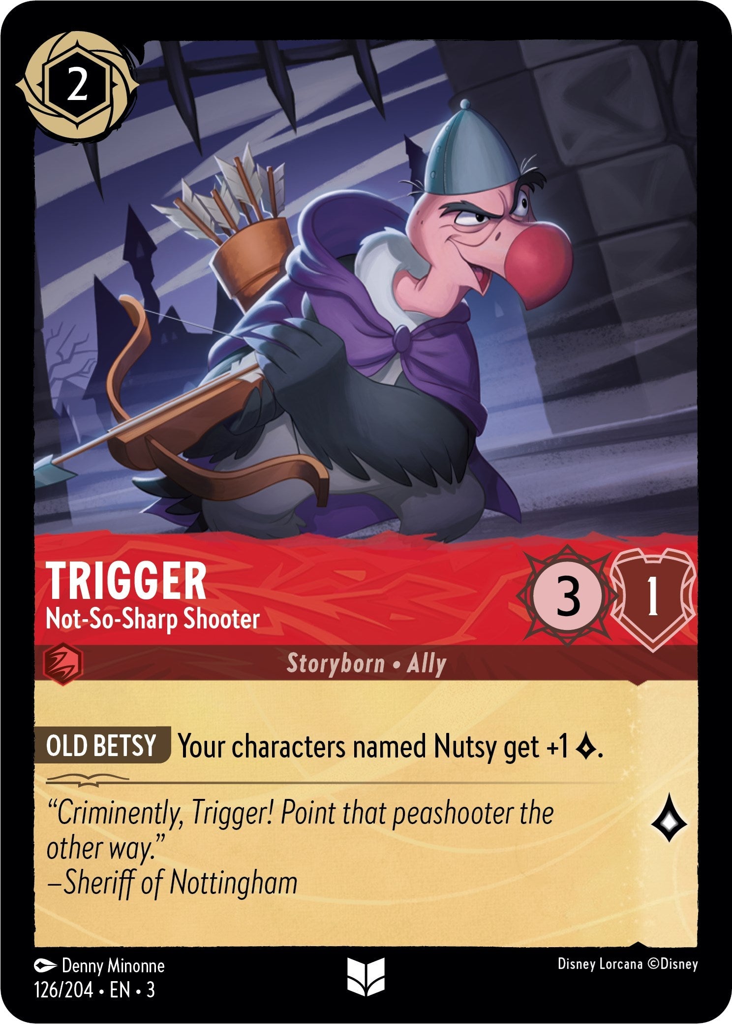 Trigger - Not-So-Sharp Shooter (126/204) - Into the Inklands  [Uncommon]