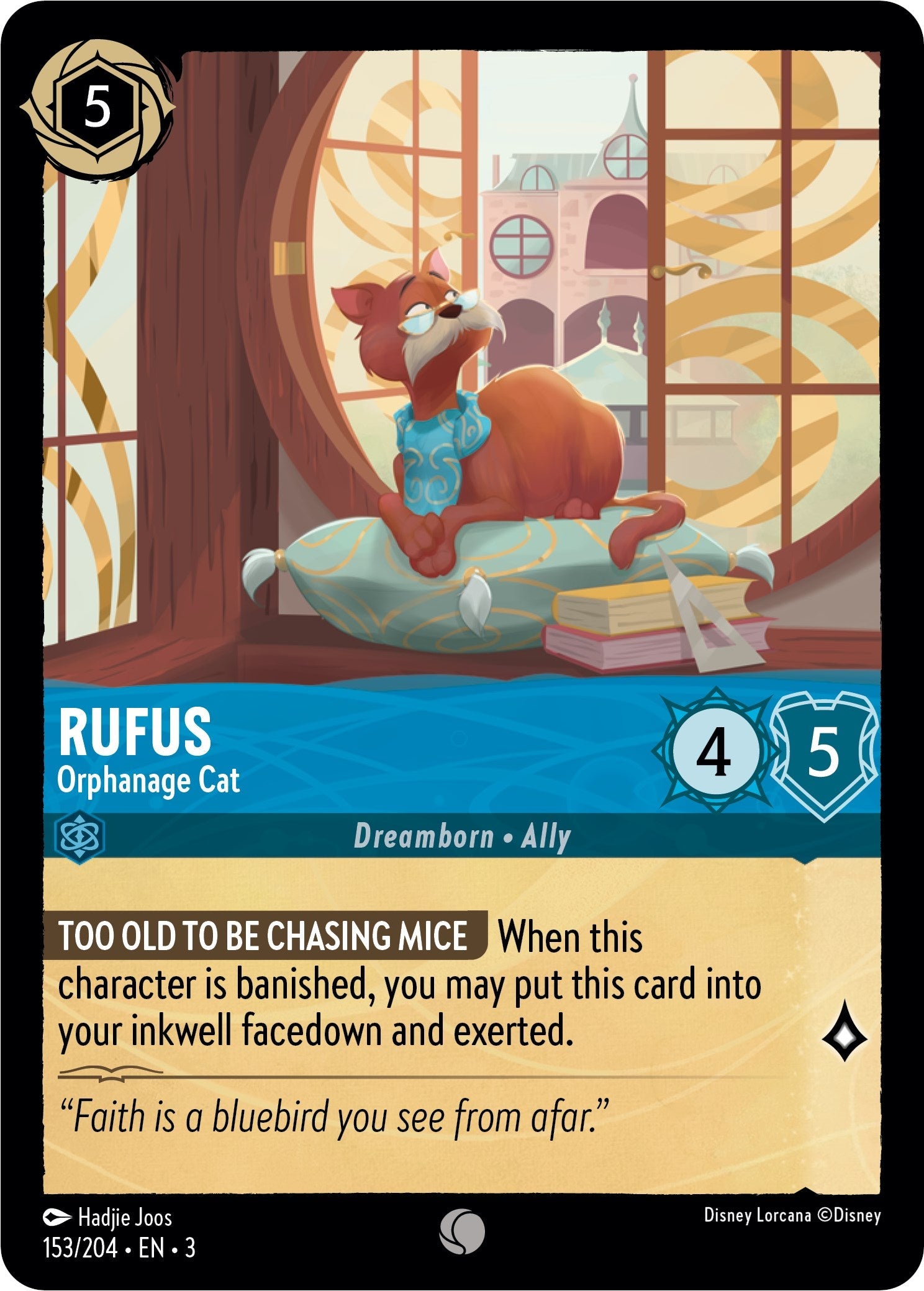 Rufus - Orphanage Cat (153/204) - Into the Inklands  [Common]