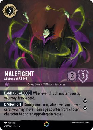 Maleficent - Mistress of All Evil (Enchanted) (209/204) - Into the Inklands Holofoil [Enchanted]