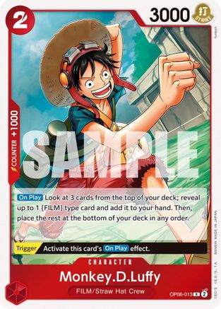 Monkey.D.Luffy (OP06-013) - Wings of the Captain Foil [Rare]