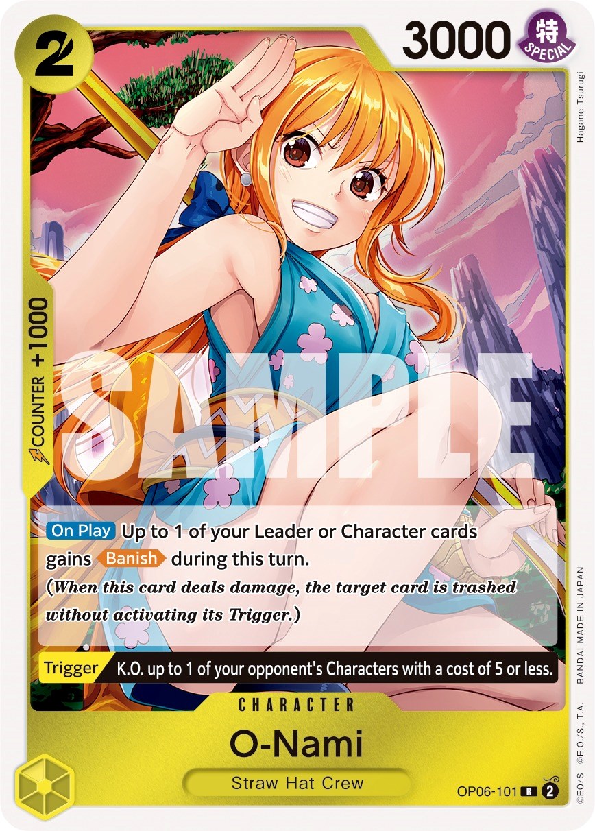 O-Nami (OP06-101) - Wings of the Captain Foil [Rare]