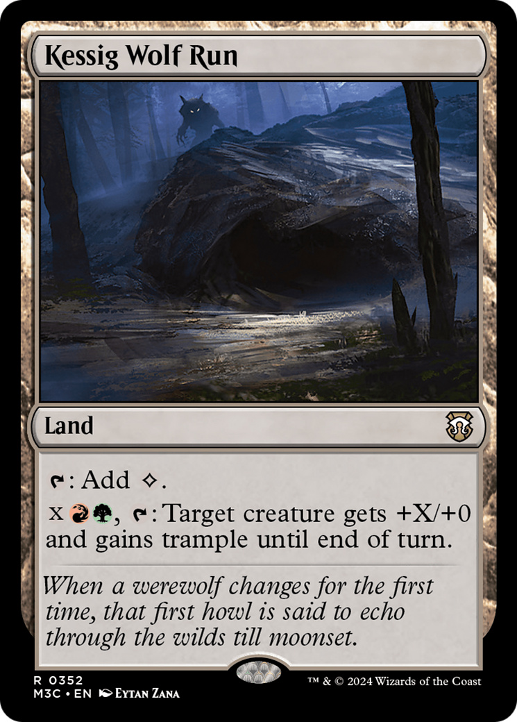 Kessig Wolf Run (M3C-352) - Modern Horizons 3 Commander Foil [Rare]