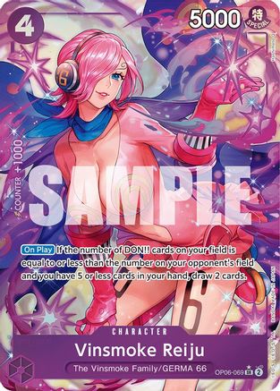 Vinsmoke Reiju (069) (Alternate Art) (OP06-069) - Wings of the Captain Foil [Super Rare]