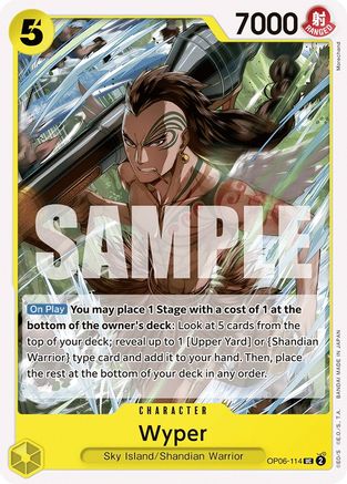 Wyper (OP06-114) - Wings of the Captain  [Uncommon]