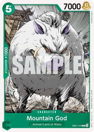 Mountain God (EB01-018) - Extra Booster: Memorial Collection  [Common]