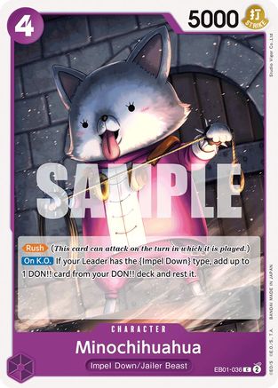 Minochihuahua (EB01-036) - Extra Booster: Memorial Collection  [Common]