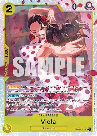 Viola (EB01-052) - Extra Booster: Memorial Collection Foil [Super Rare]