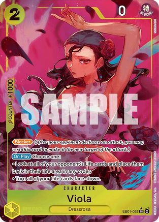 Viola (Alternate Art) (EB01-052) - Extra Booster: Memorial Collection Foil [Super Rare]