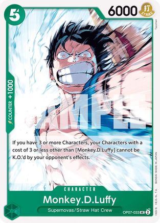 Monkey.D.Luffy (033) (OP07-033) - 500 Years in the Future  [Uncommon]