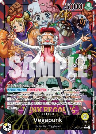 Vegapunk (Parallel) (OP07-097) - 500 Years in the Future Foil [Leader]