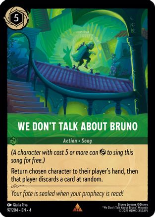 We Don't Talk About Bruno (97/204) - Ursulas Return Cold Foil [Rare]