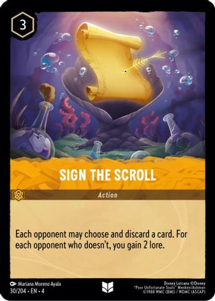 Sign the Scroll (30/204) - Ursulas Return  [Uncommon]