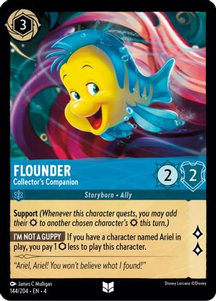 Flounder - Collector's Companion (144/204) - Ursulas Return  [Uncommon]