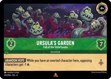 Ursula's Garden - Full of the Unfortunate (102/204) - Ursulas Return Cold Foil [Rare]