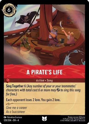 A Pirate's Life (128/204) - Ursulas Return Cold Foil [Uncommon]