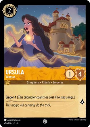 Ursula - Vanessa (25/204) - Ursulas Return Cold Foil [Common]