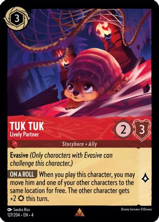 Tuk Tuk - Lively Partner (127/204) - Ursulas Return Cold Foil [Rare]