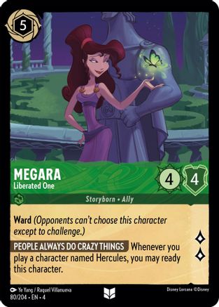 Megara - Liberated One (80/204) - Ursulas Return Cold Foil [Uncommon]