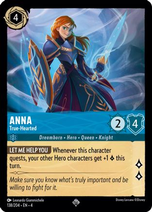 Anna - True-Hearted (138/204) - Ursulas Return  [Super Rare]